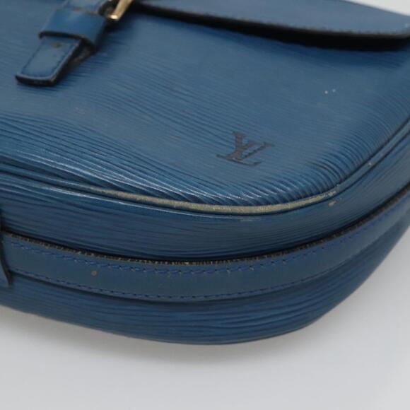 LOUIS VUITTON Epi June Feuille Shoulder Bag Blue M52155 - Picture 10 of 16